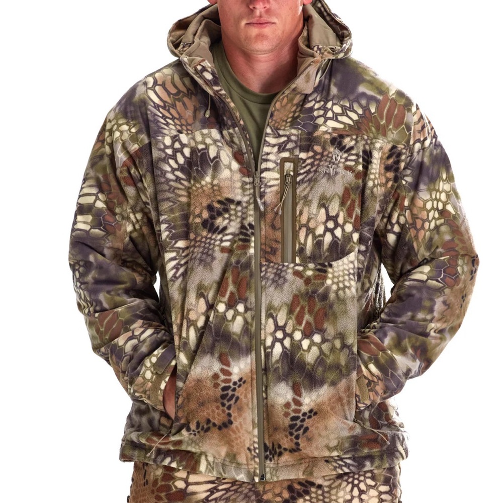 Kryptek’s Vellus fleece Jacket Camo Large Brand NEW